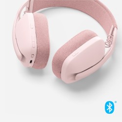 Logitech Zone Vibe 100 Belaidės ausinės, Bluetooth, Rose