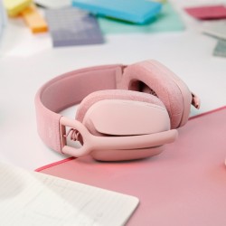 Logitech Zone Vibe 100 Belaidės ausinės, Bluetooth, Rose