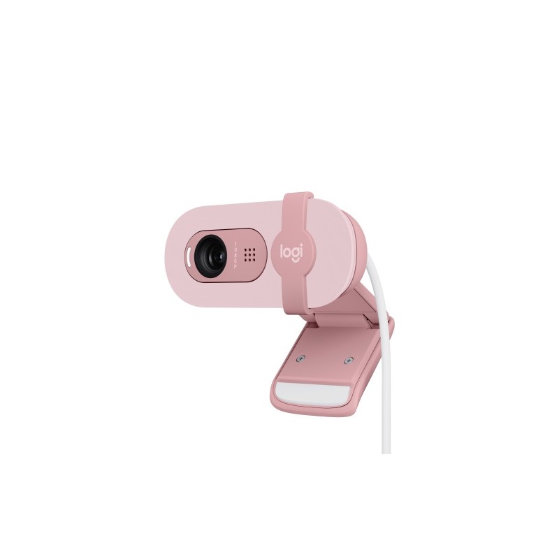 Logitech Brio 100 Full HD Internetinė kamera, 2 MP, FHD 1080p, 58°, USB, Rose