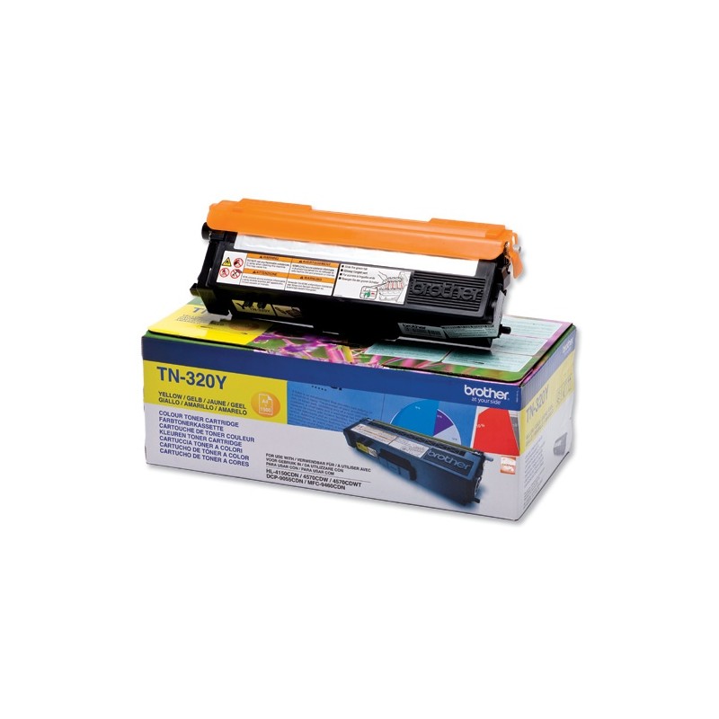 Brother Cartridge TN-320 Yellow 1,5k (TN320Y)