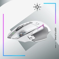 Logitech G502 X Plus LIGHTSPEED Belaidė žaidimų pelė, RF Wireless, 25600 DPI, Balta
