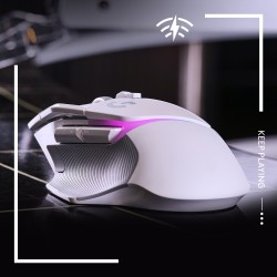 Logitech G502 X Plus LIGHTSPEED Belaidė žaidimų pelė, RF Wireless, 25600 DPI, Balta