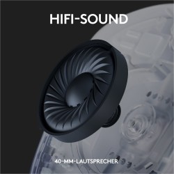 Logitech G435 LIGHTSPEED Belaidės žaidimų ausinės, Bluetooth, Off White and Lilac