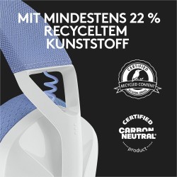 Logitech G435 LIGHTSPEED Belaidės žaidimų ausinės, Bluetooth, Off White and Lilac