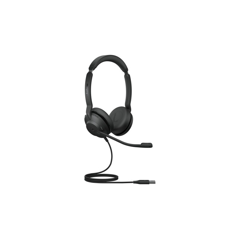 Jabra Evolve2 30 SE MS Stereo Laidinės ausinės, USB-A, Juoda