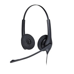 Jabra BIZ 1500 Duo QD Laidinės ausinės, Juoda