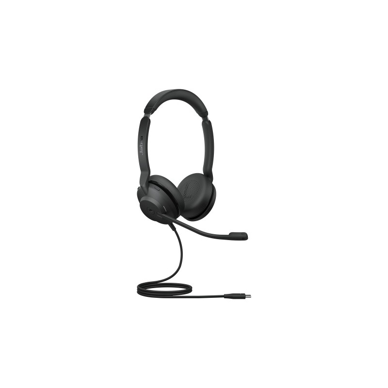 Jabra Evolve2 30 SE MS Stereo Laidinės ausinės, USB-C, Juoda