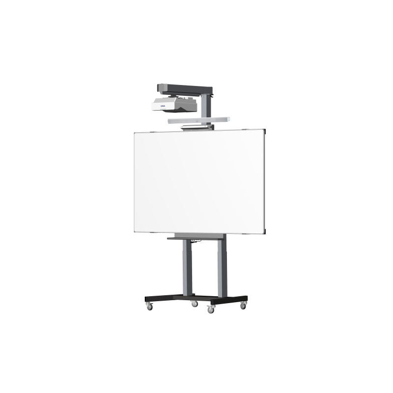 Mobili motorizuota 88 colių projekcinės lentos sistema, Epson interactive short throw projektoriams