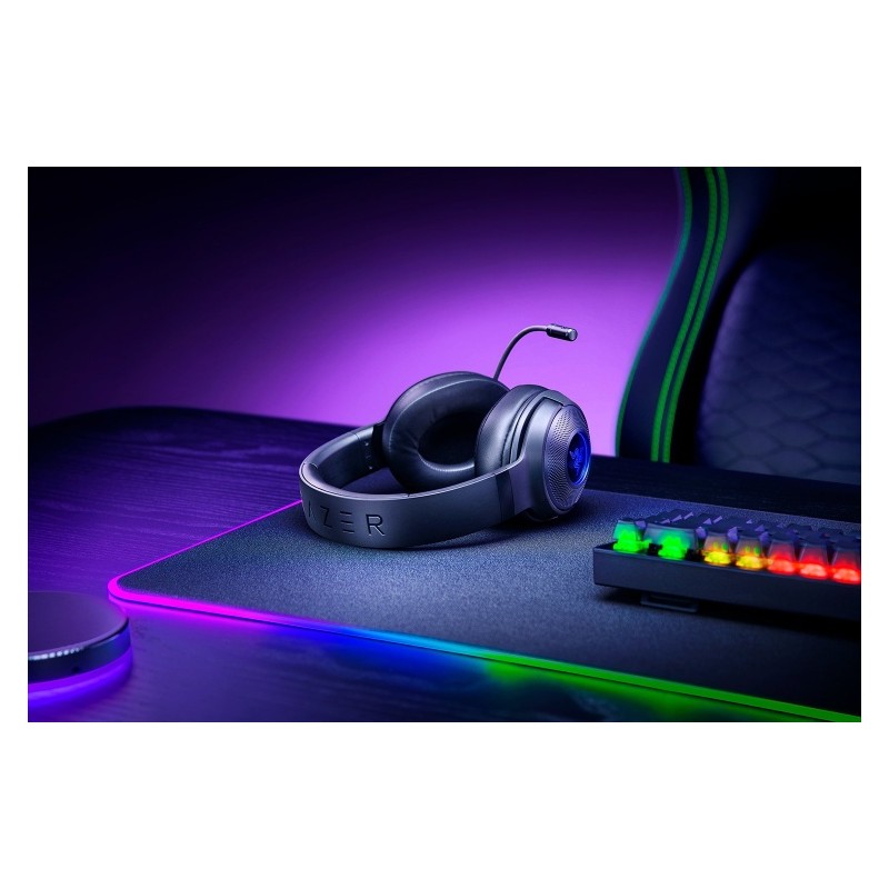 Razer Kraken V3 X Laidinės žaidimų ausinės, USB Type-A, Juoda