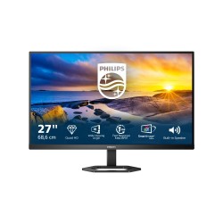 Philips 5000 series LED Monitorius 27'' (68.6cm) VA LCD, QHD 2560x1440, 4ms, 350 cd/m2, 75Hz, Juoda