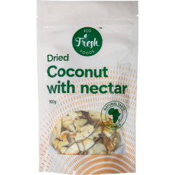 Eco fresh foods Džiovinti kokosai su nektaru 100 g