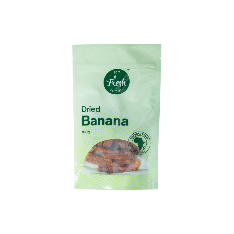 Eco fresh foods Džiovinti bananai 100 g