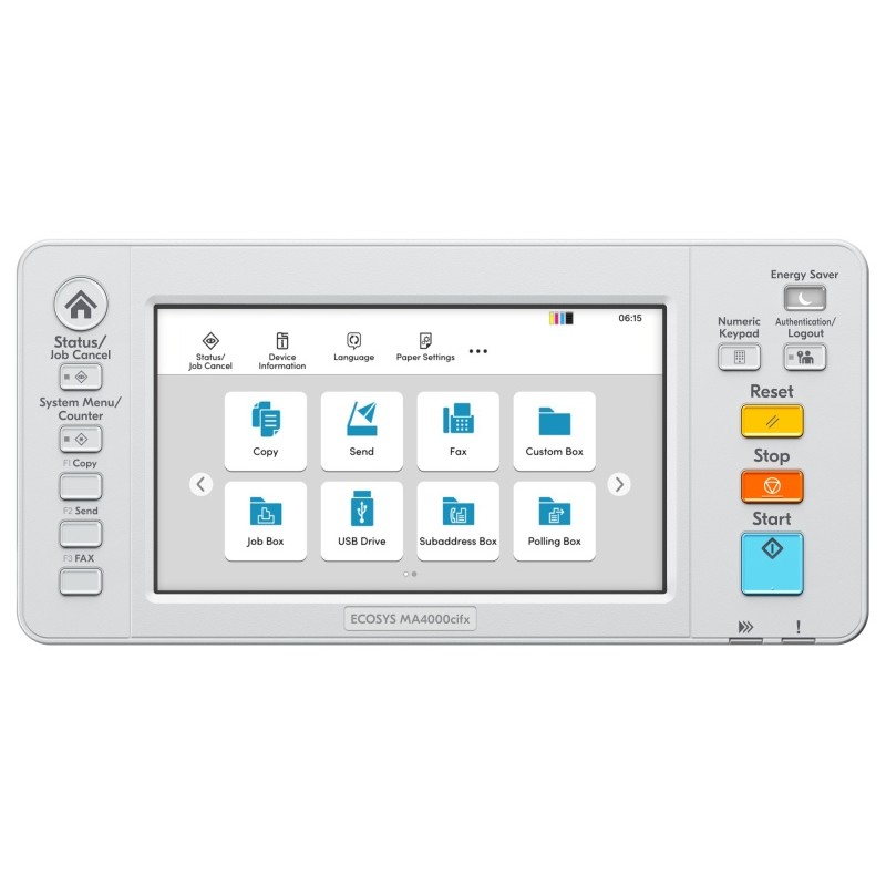 Kyocera ECOSYS MA4000cifx Spausdintuvas lazerinis spalvotas MFP A4 40 ppm Ethernet LAN USB