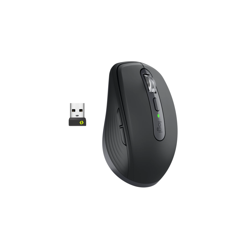 Logitech MX Anywhere 3S for Business Belaidė pelė, RF Wireless + Bluetooth, 8000 DPI, Graphite