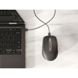 Logitech MX Anywhere 3S for Business Belaidė pelė, RF Wireless + Bluetooth, 8000 DPI, Graphite