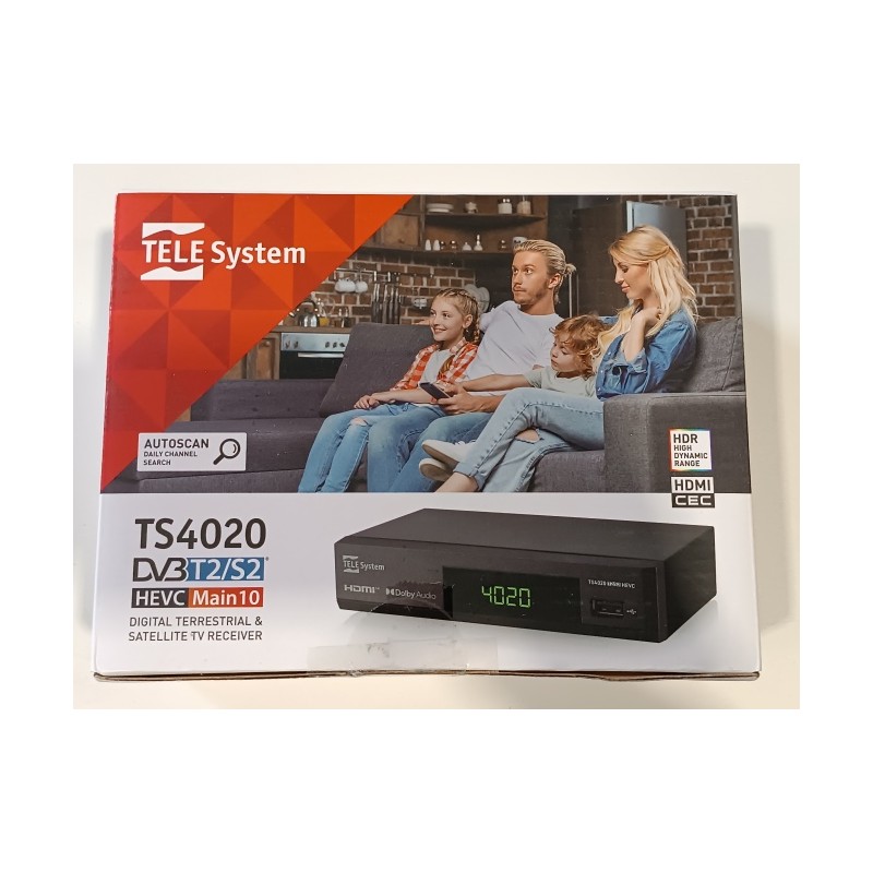 Ecost Prekė po grąžinimo Damaged box Digital Terrestre DVB-T2 Full HD Decoder