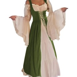 Ecost prekė po grąžinimo Aibaowedding Renesanso suknelė, moteriška viduramžių suknelė