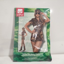 Ecost prekė po grąžinimo Smiffys Moteriškas seksualus kareiviškas kostiumas