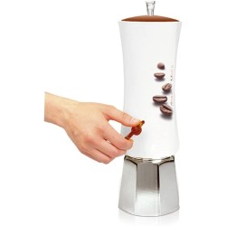 Ecost prekė po grąžinimo, Snips Dosa Moka Espresso kavos tirščių plastikinis dozavimo aparatas, balt
