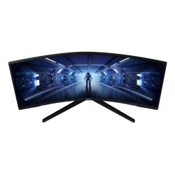 Samsung Odyssey G5 G55T Monitorius 34'' VA LED Curved, UWQHD 3440x1440, 1ms, 250 cd/m2, 165Hz, Juoda