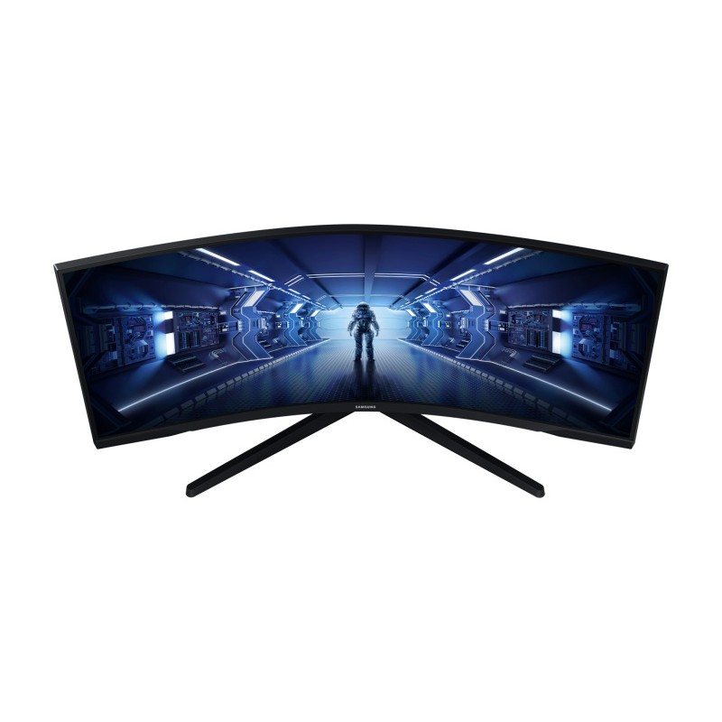 Samsung Odyssey G5 G55T Monitorius 34'' VA LED Curved, UWQHD 3440x1440, 1ms, 250 cd/m2, 165Hz, Juoda