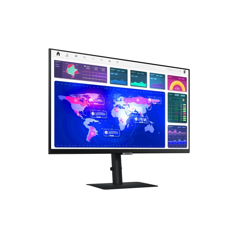 Samsung ViewFinity S6 S27A600UUU Monitorius 27'' IPS, QHD 2560x1440, 5 ms, 300 cd/m2, 75 Hz, Juoda