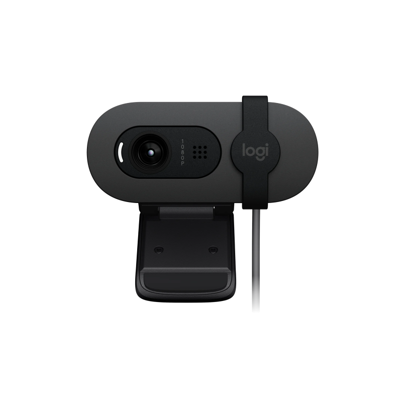 Logitech Brio 105 Verslo Internetinė kamera, 2 MP, FHD 1080p, USB-A, Juoda
