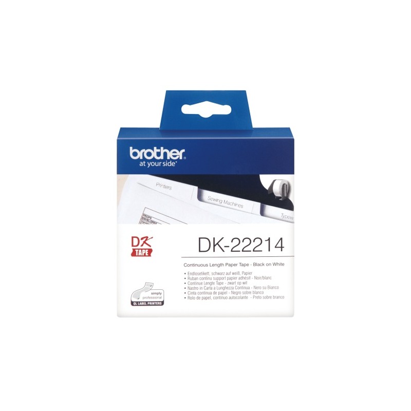 Brother DK22214 CONTINUOUS PAPER TAPE 12MM
