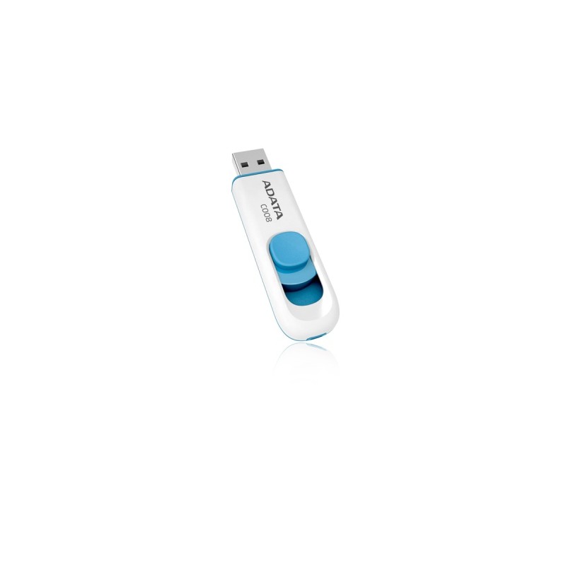 ADATA C008 USB atmintinė 16GB USB Type-A 2.0, Blue/White