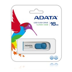ADATA C008 USB atmintinė 16GB USB Type-A 2.0, Blue/White