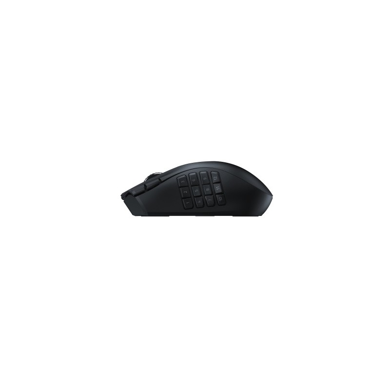 Razer Naga V2 HyperSpeed Belaidė žaidimų pelė RF Wireless+Bluetooth, 30000 DPI, Juoda