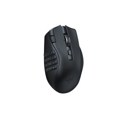 Razer Naga V2 HyperSpeed Belaidė žaidimų pelė RF Wireless+Bluetooth, 30000 DPI, Juoda