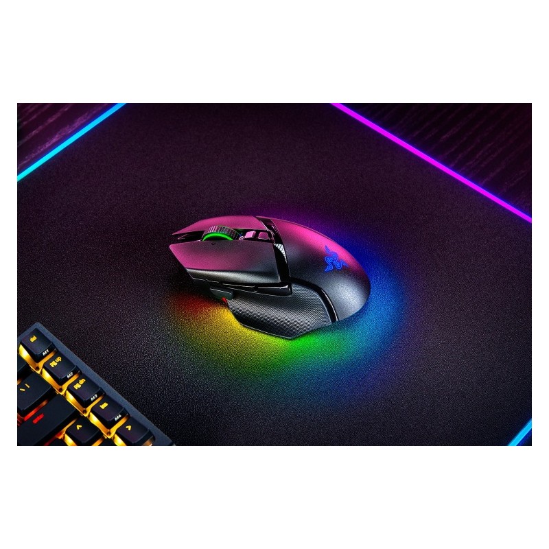 Razer Basilisk V3 Pro Belaidė/Laidinė žaidimų pelė RF Wireless+Bluetooth+USB-C, 30000 DPI, Juoda