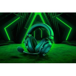 Razer BlackShark V2 HyperSpeed Belaidės/Laidinės žaidimų ausinės Bluetooth, USB-A, Juoda