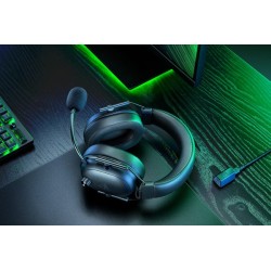 Razer BlackShark V2 HyperSpeed Belaidės/Laidinės žaidimų ausinės Bluetooth, USB-A, Juoda