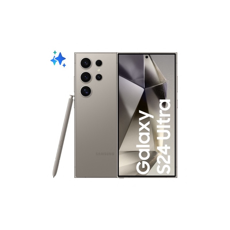 Samsung Galaxy S24 Ultra Išmanusis telefonas 6.8'', 12GB RAM, 512GB ROM, Dual SIM, 5G, Titanium Grey