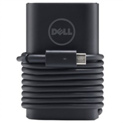 Dell E5 USB-C AC Adapteris 65 Watt, Juoda