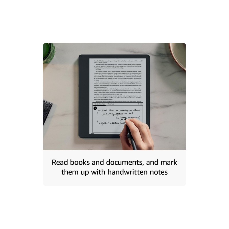 Amazon Kindle Scribe Elektroninė skaityklė 10.2'' 300ppi Paperwhite display, 16GB, Premium Pen, Grey