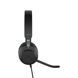 Jabra Evolve2 40 SE UC Stereo Laidinės ausinės, USB-C, Juoda