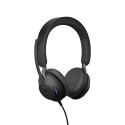 Jabra Evolve2 40 SE MS Stereo Laidinės ausinės, USB-C, Juoda