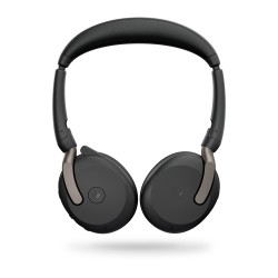 Jabra Evolve2 65 Flex MS Stereo Link380a Belaidės ausinės Bluetooth, USB-A, Juoda