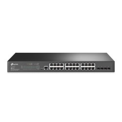 TP-Link JetStream 24-Port Gigabit L2 Managed Ethernet šakotuvas su 4 SFP jungtimis