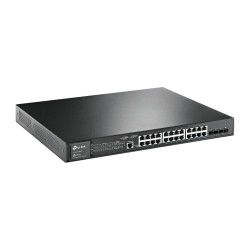 TP-Link JetStream 28-Port Gigabit L2 Managed Ethernet šakotuvas su 24-Port PoE+