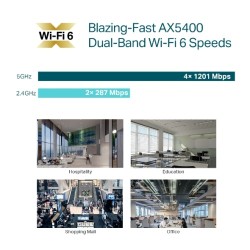 TP-Link Omada AX5400 Ceiling Mount WiFi 6 Prieigos taškas