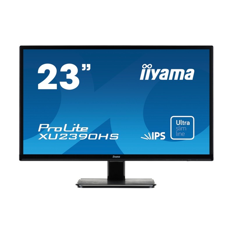 iiyama ProLite XU2390HS Monitorius 23'' IPS, FHD 1920x1080, 4 ms, 250 cd/m2, 75 Hz, Juoda (SPEC)