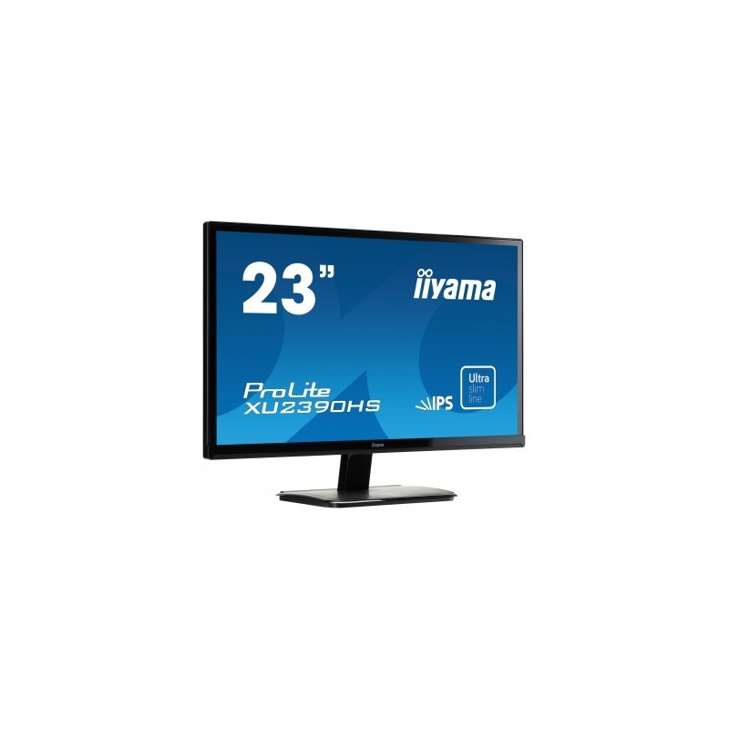 iiyama ProLite XU2390HS Monitorius 23'' IPS, FHD 1920x1080, 4 ms, 250 cd/m2, 75 Hz, Juoda (SPEC)