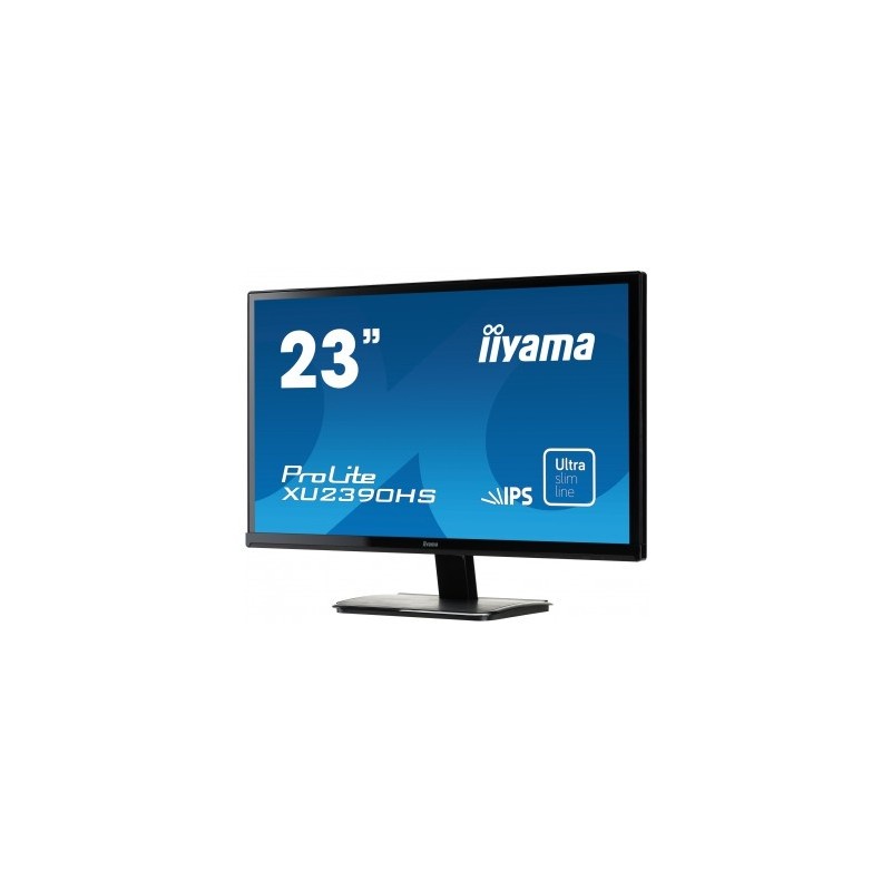 iiyama ProLite XU2390HS Monitorius 23'' IPS, FHD 1920x1080, 4 ms, 250 cd/m2, 75 Hz, Juoda (SPEC)