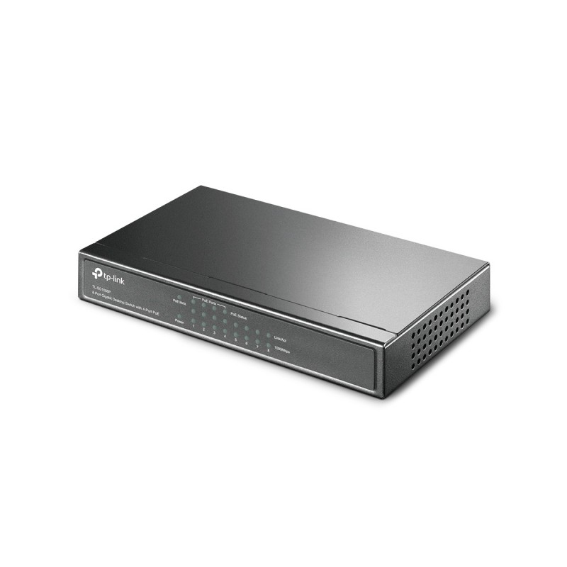 TP-Link TL-SG1008P 8-Port Gigabit Desktop Šakotuvas su 4-Port PoE+