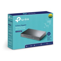 TP-Link TL-SG1008P 8-Port Gigabit Desktop Šakotuvas su 4-Port PoE+