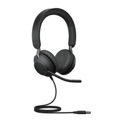 Jabra Evolve2 40 UC Stereo Laidinės ausinės, USB-A, Juoda